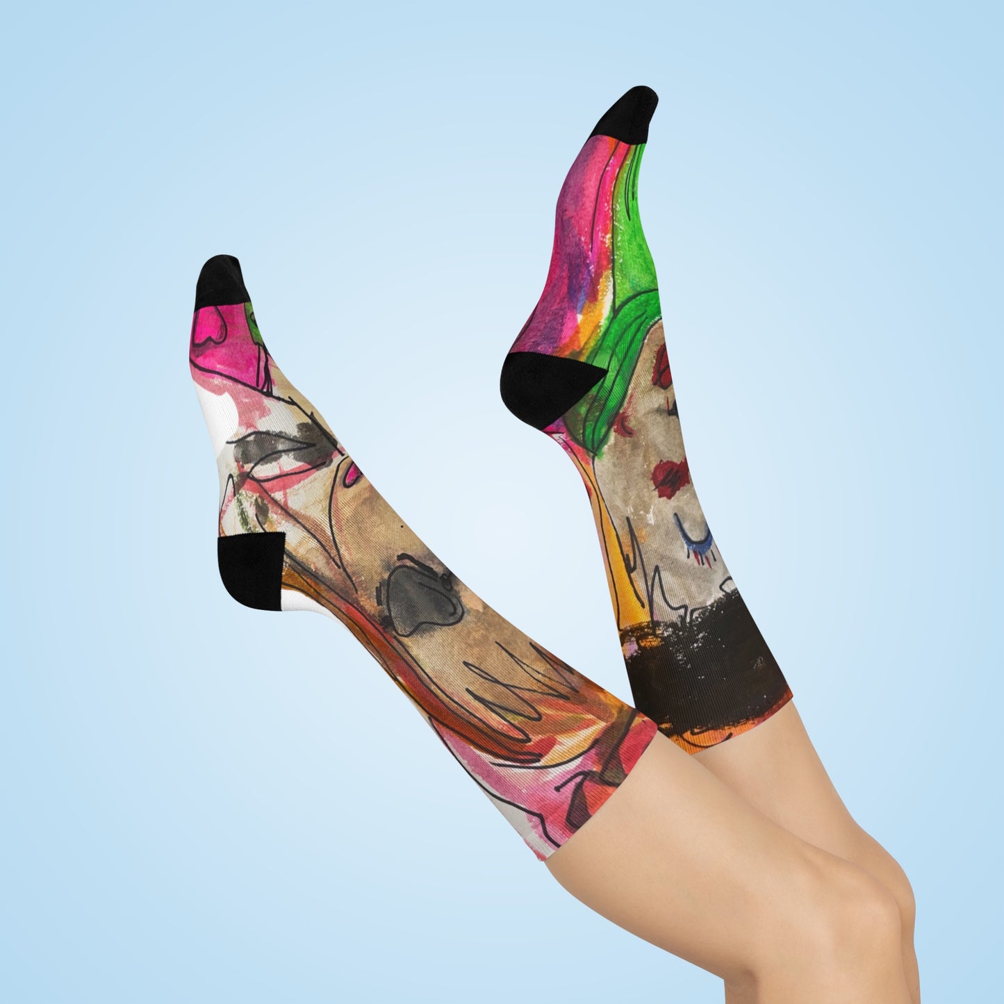 Gepolsterte Crew-Socken MAIA