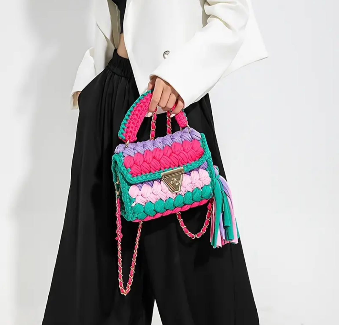 BUNTE HANDTASCHE