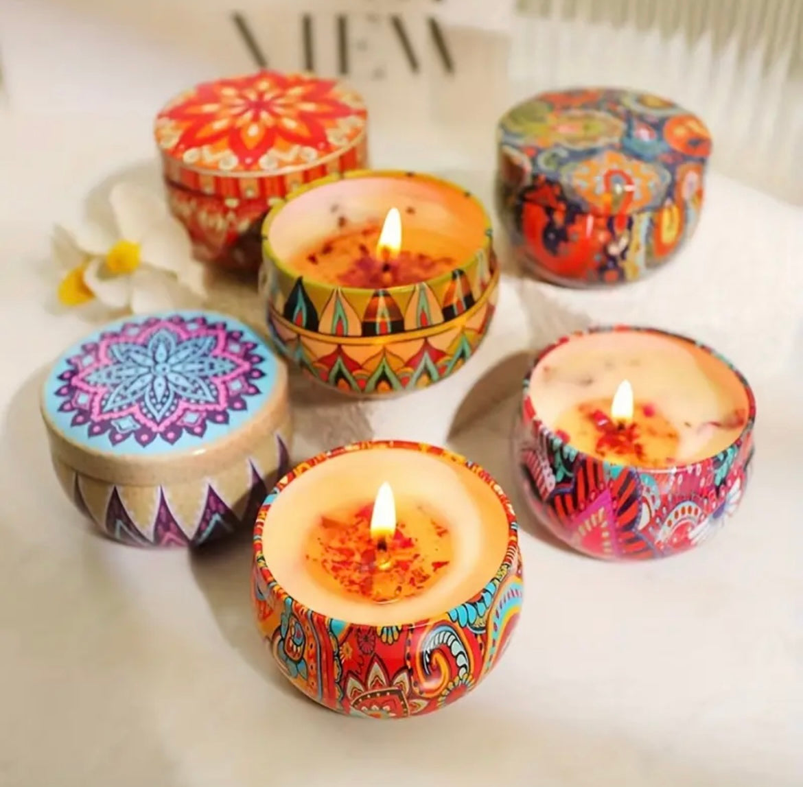 4 DUFTKERZEN