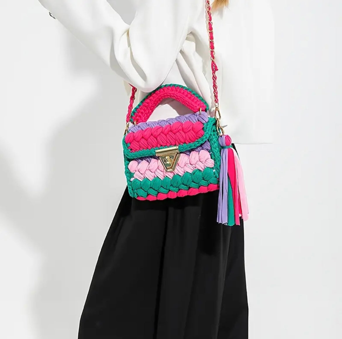 BUNTE HANDTASCHE