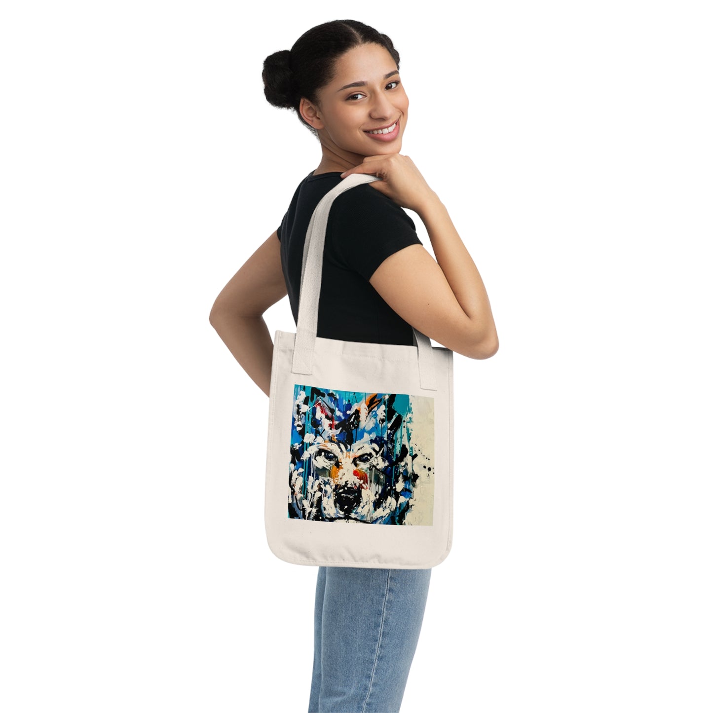 Organic Canvas Tote Bag LA LOBA