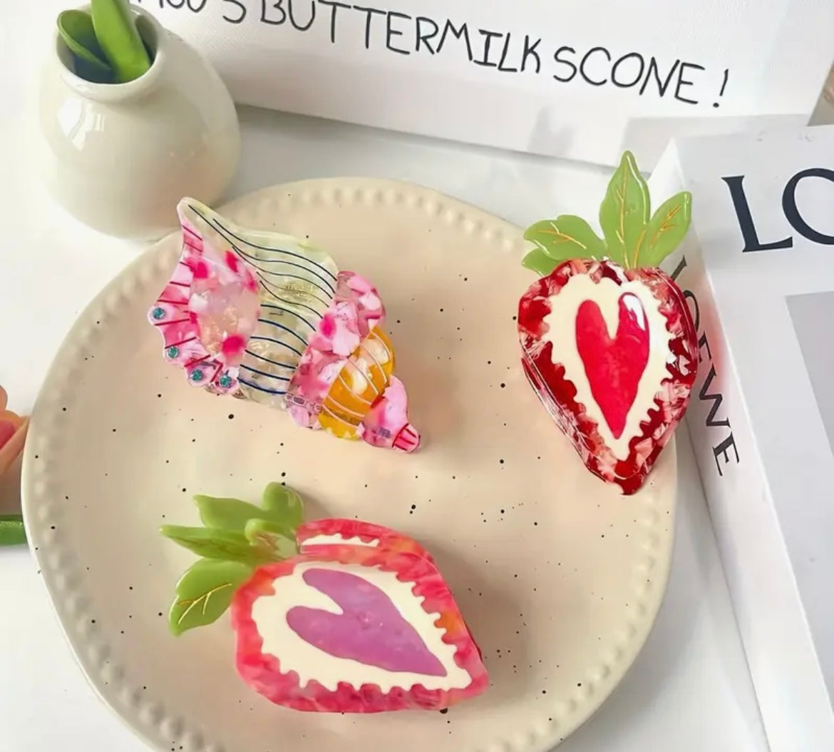 Strawberry Hair Clip