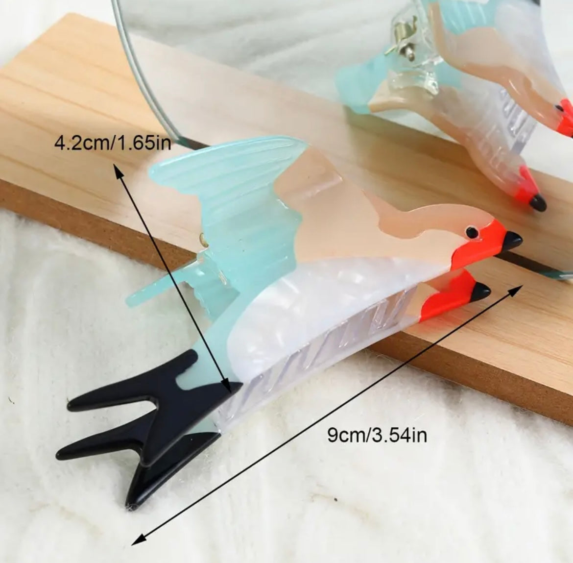 BIRD SHAPE CLAW CLIP